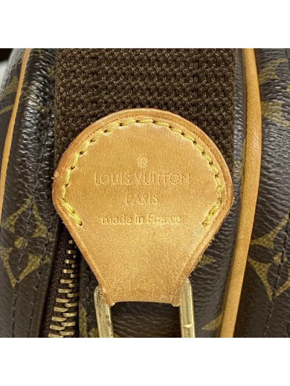 Louis Vuitton Shoulder Bag Monogram Reporter PM Brown